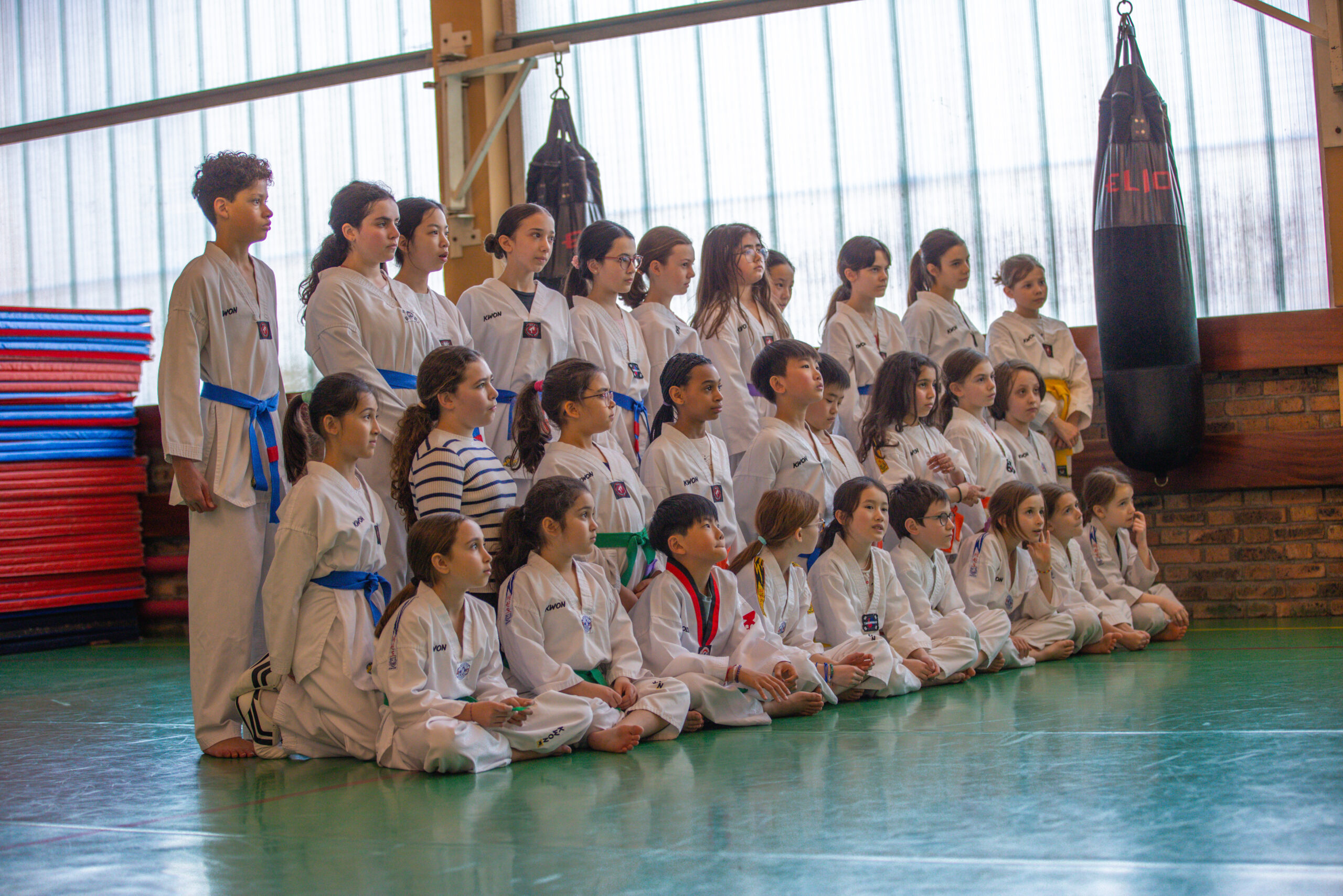 Passage de grade enfant taekwondo Djoson Saint-Maur